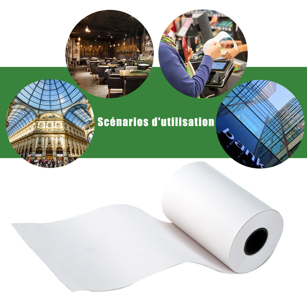 400 Bobines de Papier Thermique 57 x 40 x 12 mm